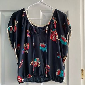 Silk Floral Blouse